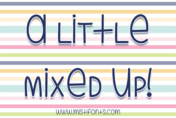 A Little Mixed Up Font: Whimsical Branding for Small Business