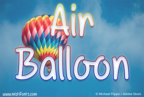 Air Balloon Font: Handwritten Style for Web Design