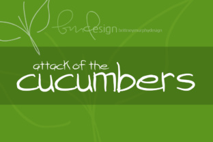 Attack of the Cucumbers Font for Authentic Branding