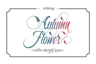 Autumn Flower Font: Elevating Small Business Branding