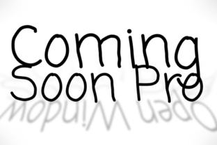 Coming Soon Pro Font for Handmade Crafts & Labels