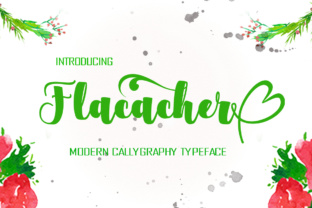 Flacacher Font: Modern Script for Editorial Design