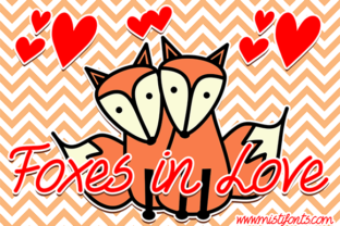 Foxes in Love Font: Romantic Script for Digital Campaigns