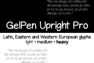 GelPen Upright Pro: A Quirky Font for Editorial Layouts