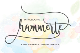 Hammerte Font: A Stylish Script for Handmade Products