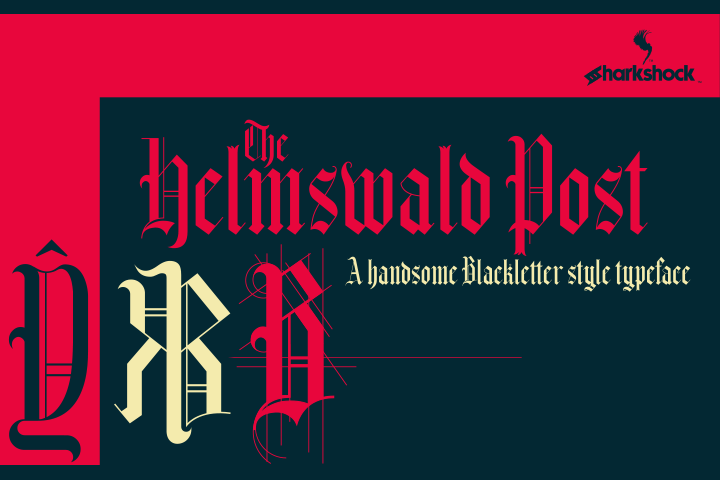 Helmswald Post Font: A Modern Blackletter for Campaigns
