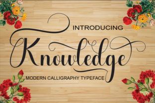 Knowledge Font: A Script Typeface for Modern Branding