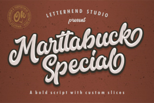 Marttabuck Font: Bold Script for Small Business Branding
