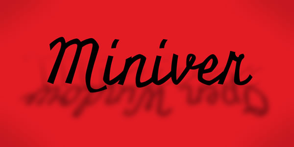 Miniver Pro Font: Vintage Script for Modern Web Design