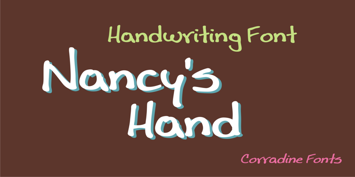 Nancy’s Hand Font Family for Editorial Design