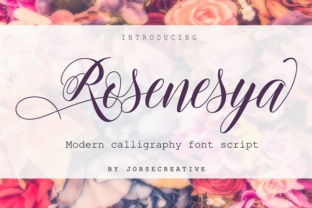 Rosenesya: A Designer’s Take on Elegant Script