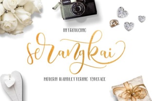Serangkai Font: A Fluid Script Typeface for Branding