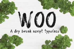 Woo Font: Grungy Script Typography for Web Design
